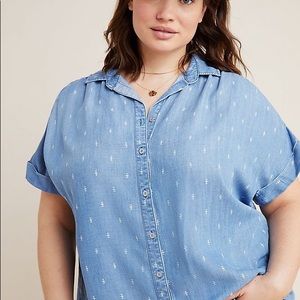 Anthropologie chambray top